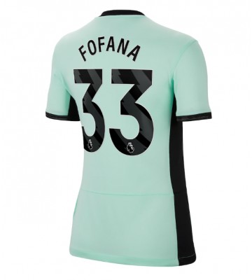 Chelsea Wesley Fofana #33 Tredje Tröja Kvinnor 2023-24 Kortärmad